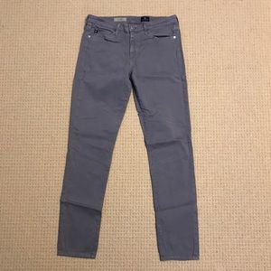 AG prima mid rise grey jeans